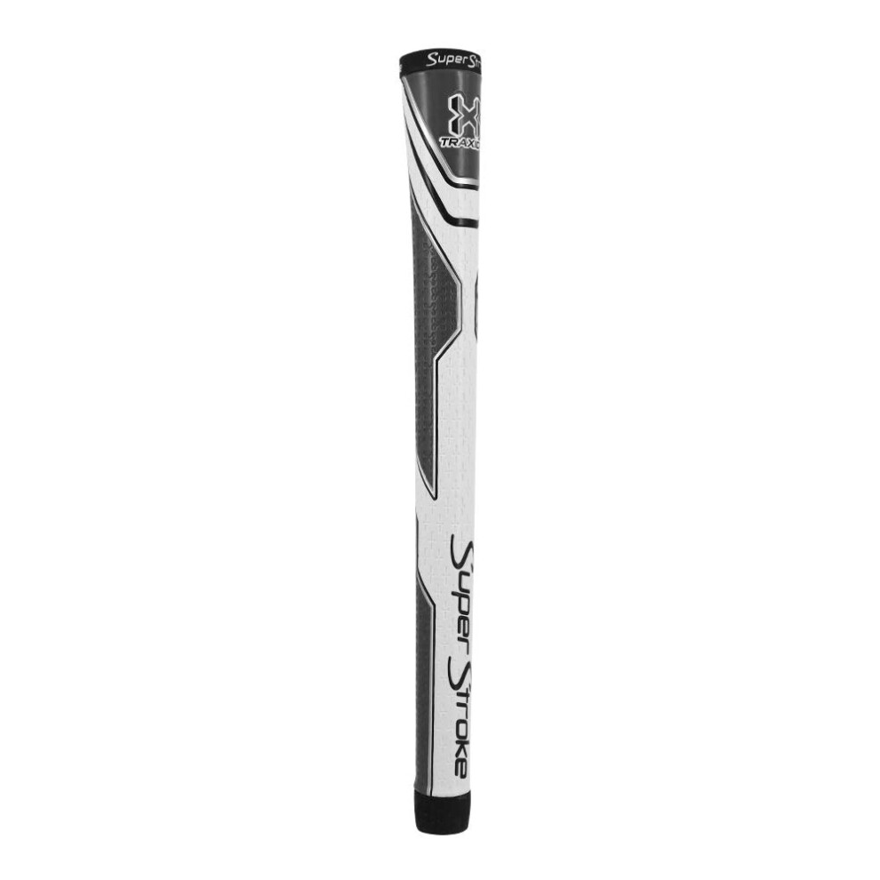 SuperStroke Traxion Tour Golf Club Grip  White/Gray (Undersize) | Adva