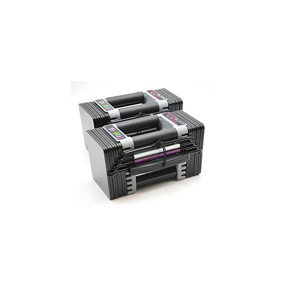 PowerBlock Elite EXP Adjustable Dumbbells Sold in Pairs Stage 1 5-5