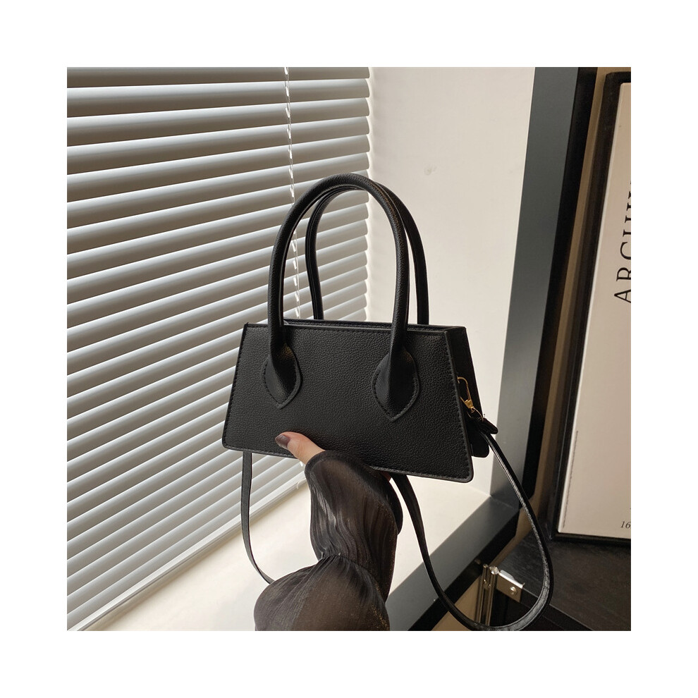 (Black) Elegant Autumn Collection Minimalist Crossbody Bag Versatile Small Square Purse For Women-image-OPC-PFM7QFM-NEW