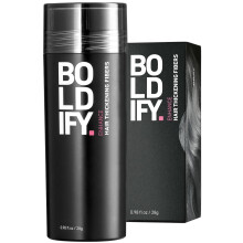 BOLDIFY Haarfasern (28g) - Füllen Sie dünnes und feines Haar für sofort volles, dickes Aussehen - 14 Farbtöne für Frauen & Männer - Grau