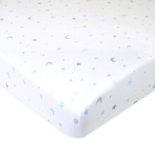 American Baby Company 100% Katoen Fitted Mini Crib Sheet 38" x 24" - Zacht & Ademend