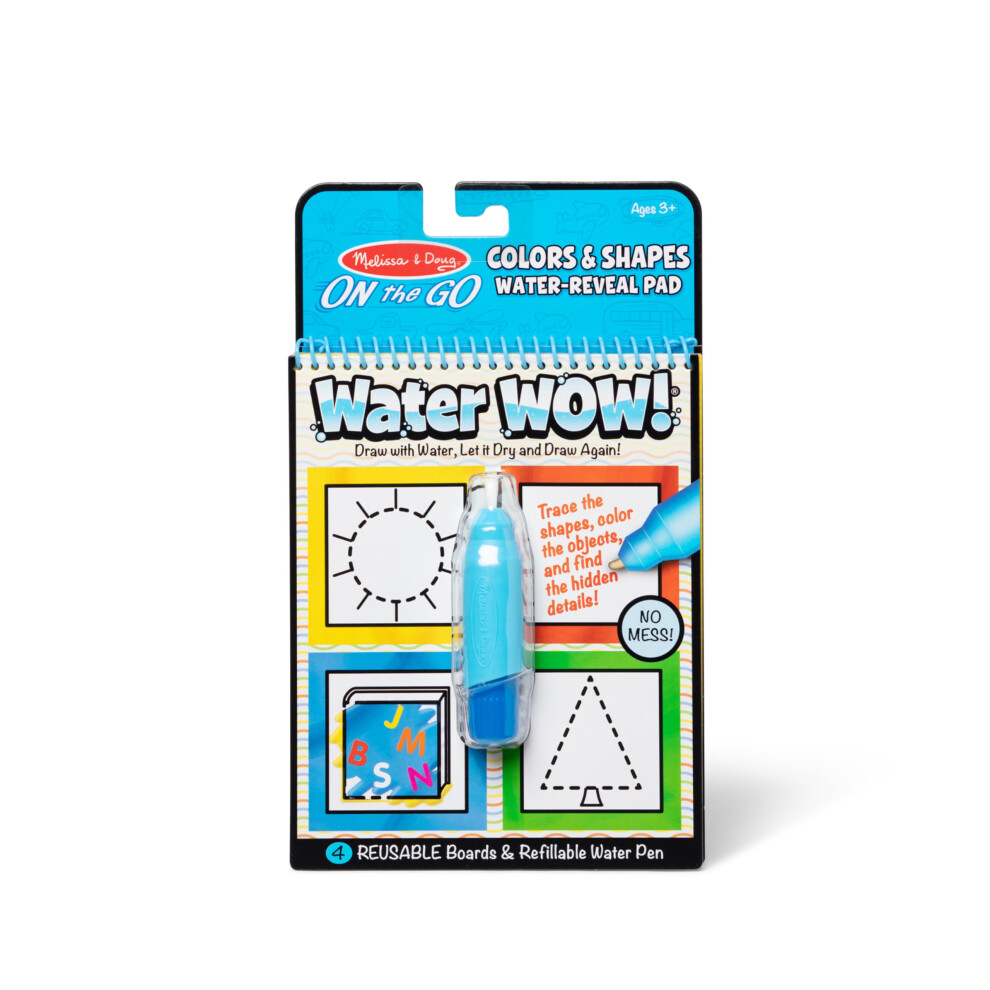 Melissa & Doug On the Go Water Wow! Reusable Water-Reveal Activity Pad