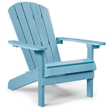 YEFU Adirondack Chair Plastic Weather Resistant Patio Chairs 5 Steps