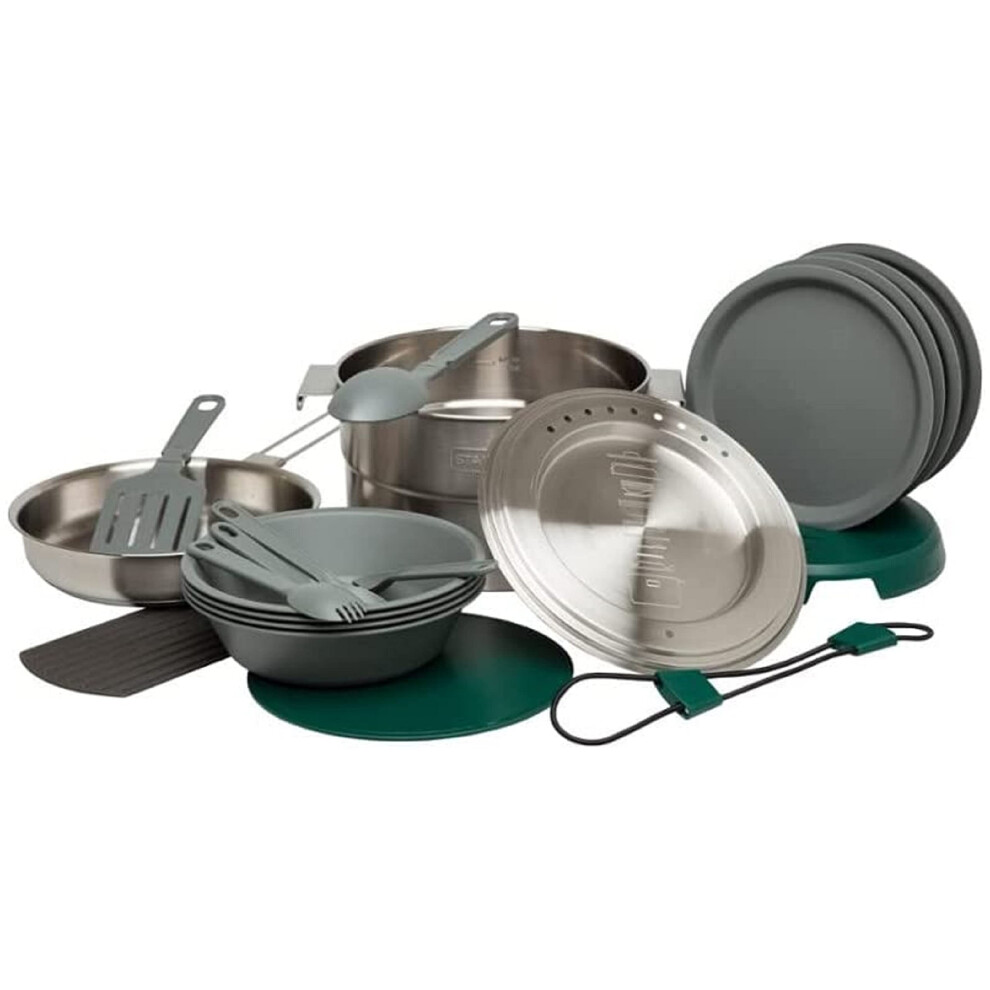 Stanley Base Camp Cook Set for 4  21 Pcs Nesting Cookware Made from St