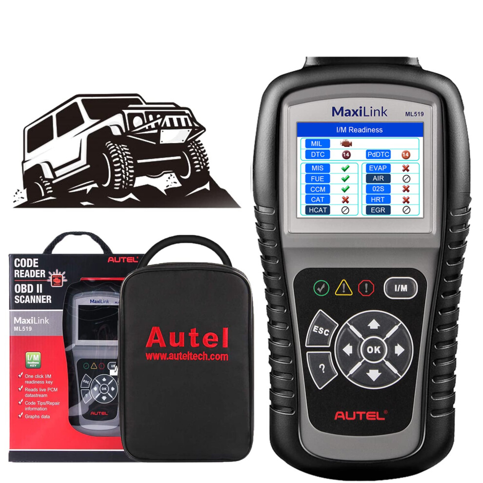 Autel MaxiLink ML519 OBD2 Code Reader [Same with AutoLink AL519]  Enha