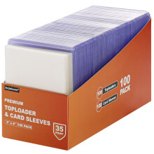 200 Kaartsleeves Toploaders voor Kaarten, Arjiekwei 3"X4" Beschermers voor Baseball Kaarten