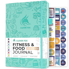 Clever Fox Fitness & Food Journal - Nutrition & Workout Planner for Wo