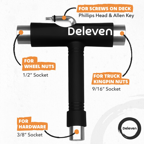 Skate Tool Skateboard Tool Roller Skate Tool T Tool for Skateboard Ska 2