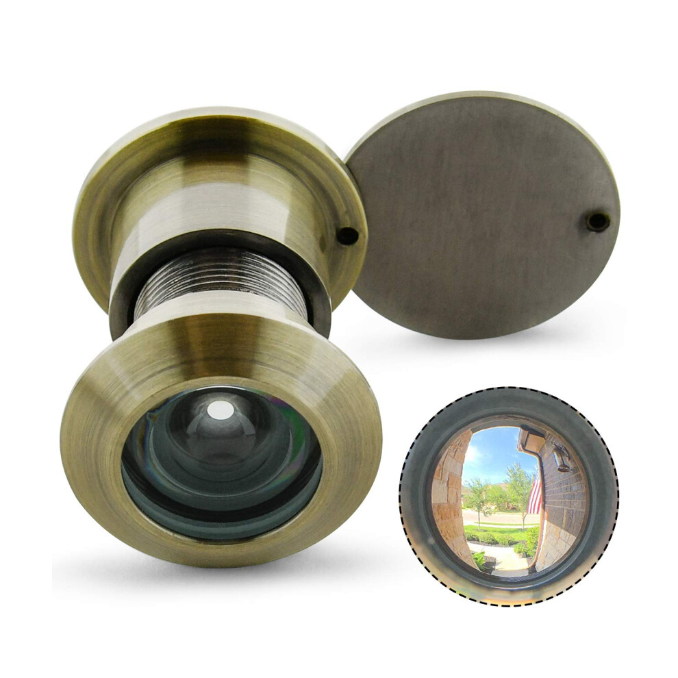 Earl Diamond - Solid Brass Door Viewer Peephole  220-Degree Security P