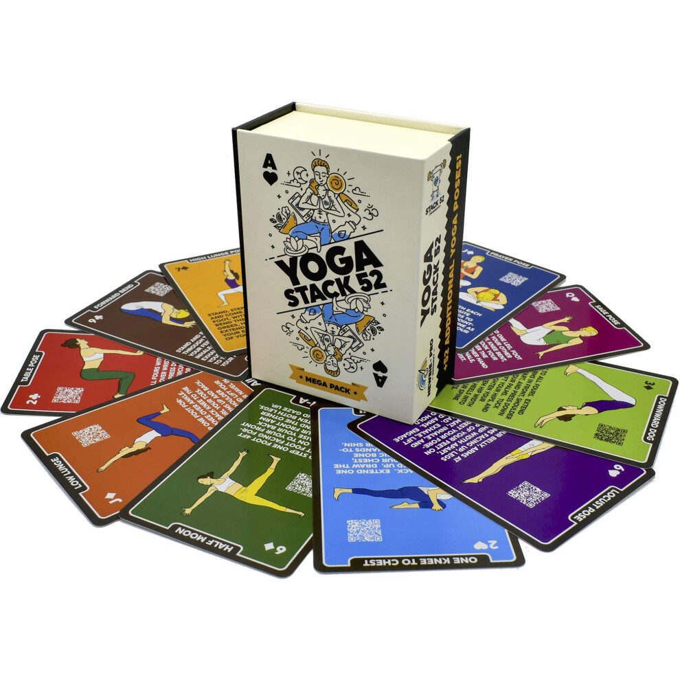 Photos - Yoga Stack 52  Exercise Cards: Designed by Certified  Instructor. V