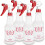 Uineko Plastic Spray Bottle (4 Pack  24 Oz  All-Purpose) Heavy Duty Sp 1