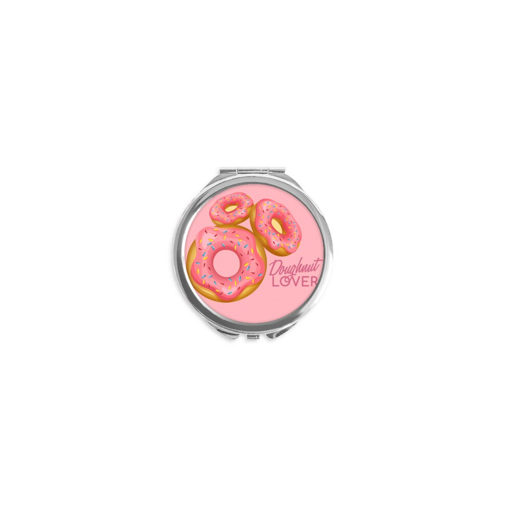 Diythinker Dessert Western Sweet Food Hand Compact Mirror Round Portable Pocket Glass