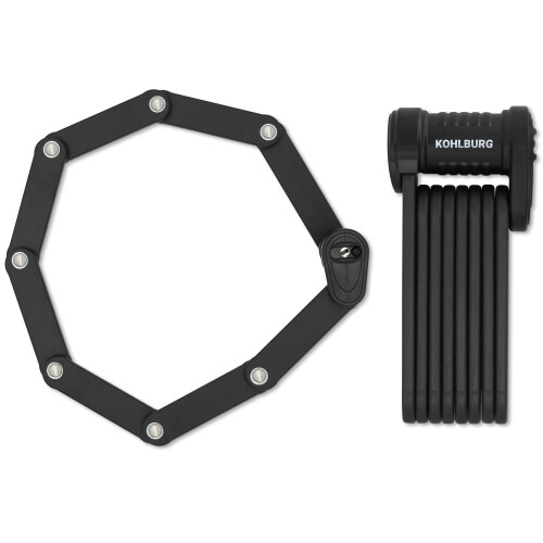KOHLBURg Security Folding Lock - 35 Foldable Bicycle Lock - high germa