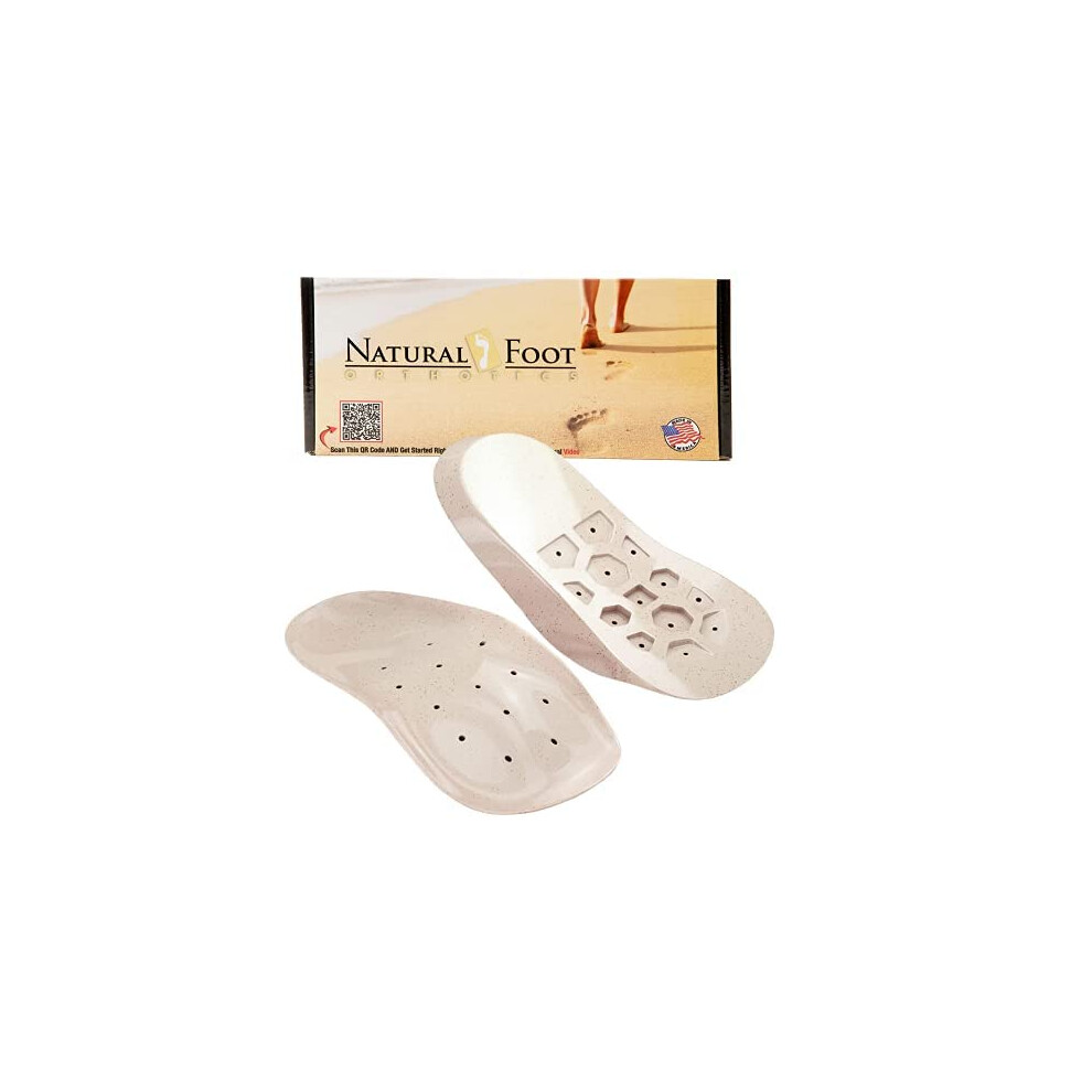 Natural Foot Orthotics Arch Support Insole for High Arches - Made with