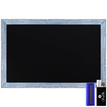 HBCY Creations Pizarra de Madera Magnética Azul Rústica, Tamaño Extra Grande 24" x 36"
