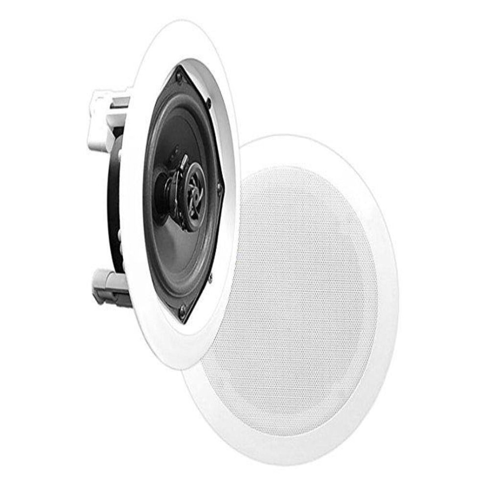 Pyle Home 5.25 Ceiling Wall Mount Speakers - Pair Of 2-Way Midbass Woo 068888723145