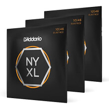 DAddario guitar Strings - NYXL Electric guitar Strings - NYXL1046-3P -