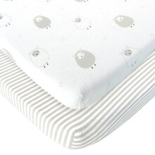 Travel Crib Fitted Sheets Compatible With Guava Lotus  Baby Bjorn  Dre
