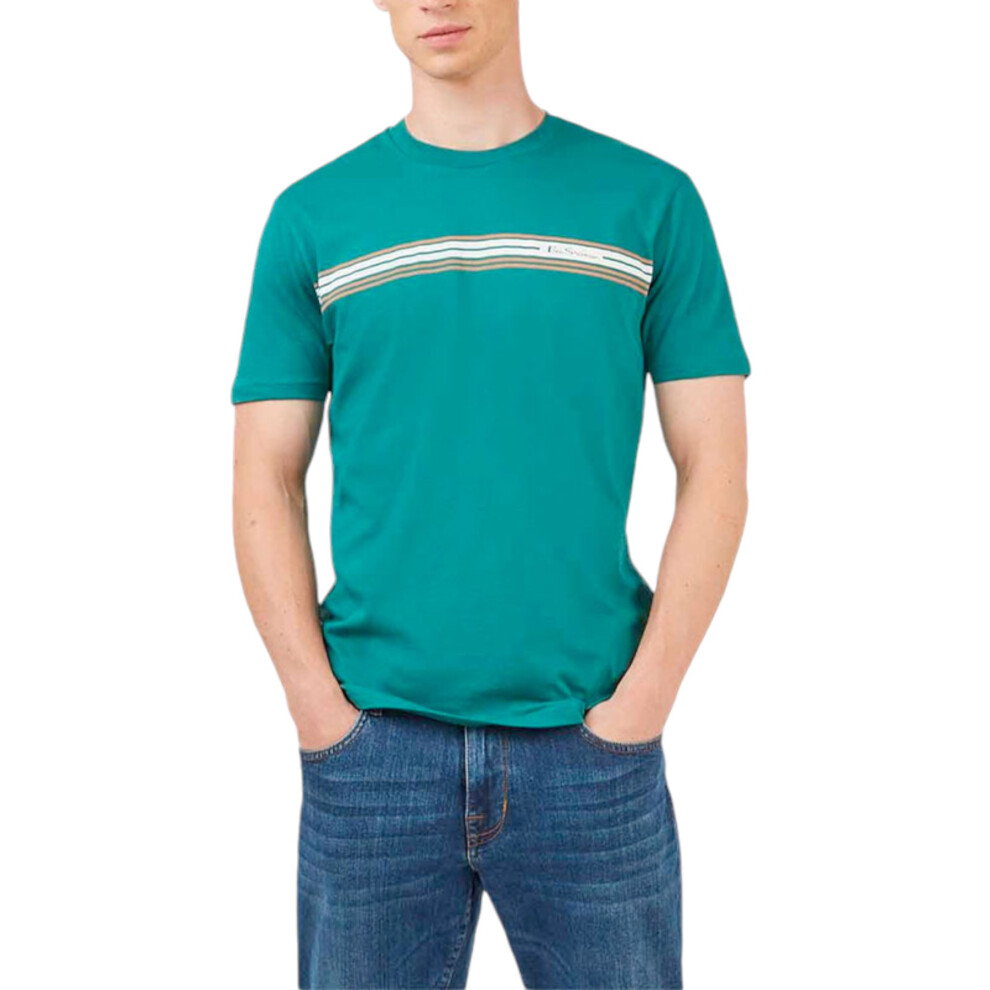 (Dark Green, XS) BEN SHERMAN 8146 Mens T Shirts Summer Cotton Tee