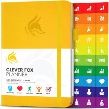 clever Fox Planner - Undated Weekly & Monthly Planner to Increase Prod