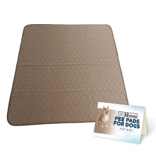 EZwhelp herbruikbare hondenplasmat, waterdichte mat voor honden en puppy's 41""x41"" met doorvoertules