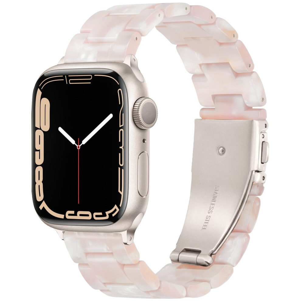 Pleixiu Compatible With Apple Watch Bands For Women Men (42Mm-Series 3/2/1) 44Mm 45Mm 46Mm 49Mm Lightweight Resin Iwatch Bands For Apple Watch Band U 8024548458965