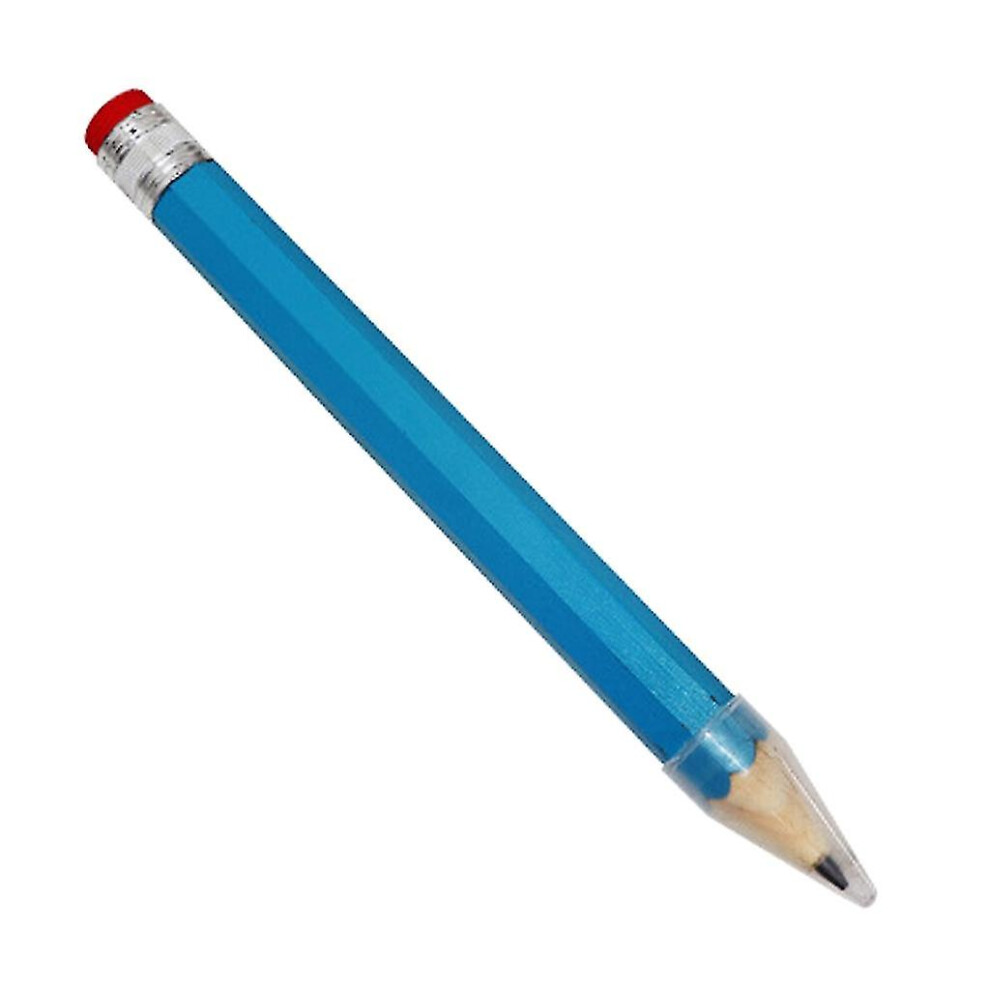 (Blue) Graphite Wooden Pencils Giant Wooden Pencil Stationery School Office Supplies Blue