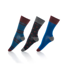 (UK 6-8.5) PEPE JEANS Mens Crew Socks 3 Pack Socks Size 6 - 8.5