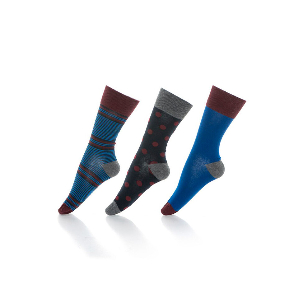 (UK 6-8.5) PEPE JEANS Mens Crew Socks 3 Pack Socks Size 6 - 8.5