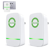 (2pcs, UK Plug) 2/4/6/8 Pcs Power Saver Energy Saver Device, Electricity Saving Device Plug In, Stop-watt Power Saver Electricity Household Appliances