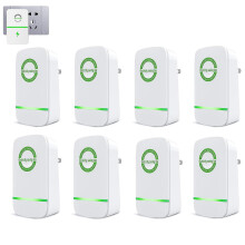 (8pcs, UK Plug) 2/4/6/8 Pcs Power Saver Energy Saver Device, Electricity Saving Device Plug In, Stop-watt Power Saver Electricity Household Appliances