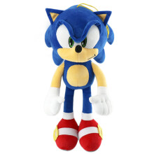 (A) Sonic The Hedgehog Plush Toys Knuckles Shadow Tails Cartoon Stuffed Doll Gift