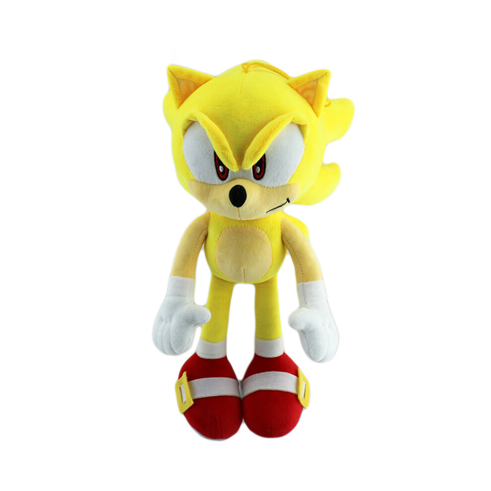 (D) Sonic The Hedgehog Plush Toys Knuckles Shadow Tails Cartoon Stuffed Doll Gift