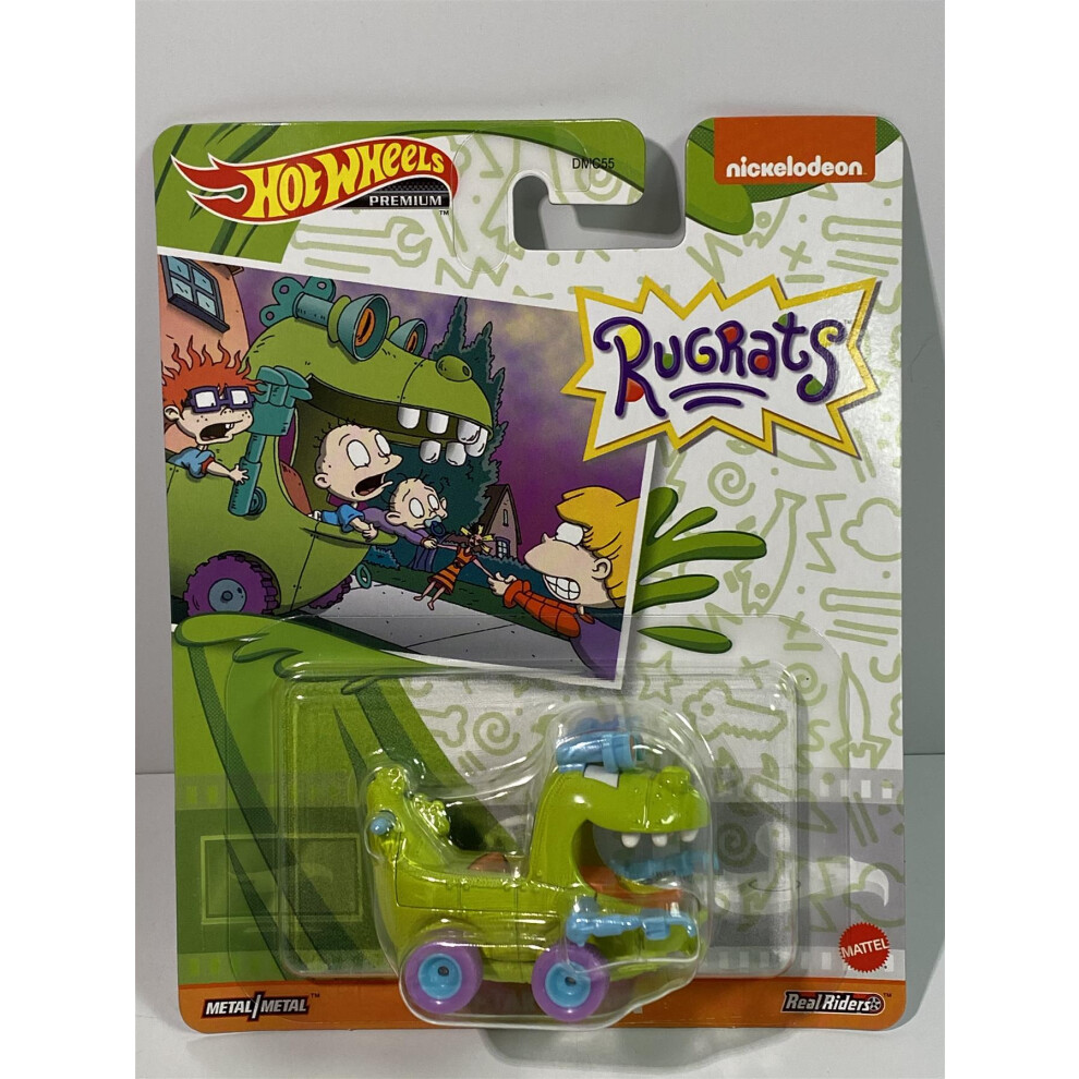 Rugrats Reptar Wagon Hot Wheels Real Riders GRL61