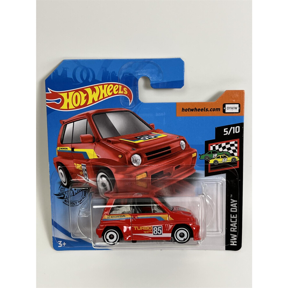 Hot Wheels 1985 Honda City Turbo II HW Race Day 1:64 Scale GHF22D521 B8