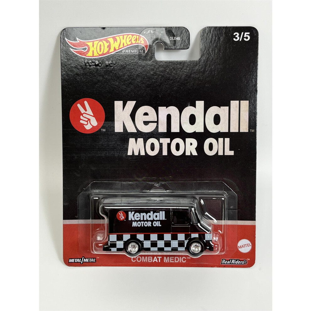 Hot Wheels Kendall Motor Oil Combat Medic Real Riders 1:64 Scale HKC98