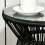 Outsunny Outsunny PE Rattan End Table, Round Hollow Drum Design Side Table, Black 6