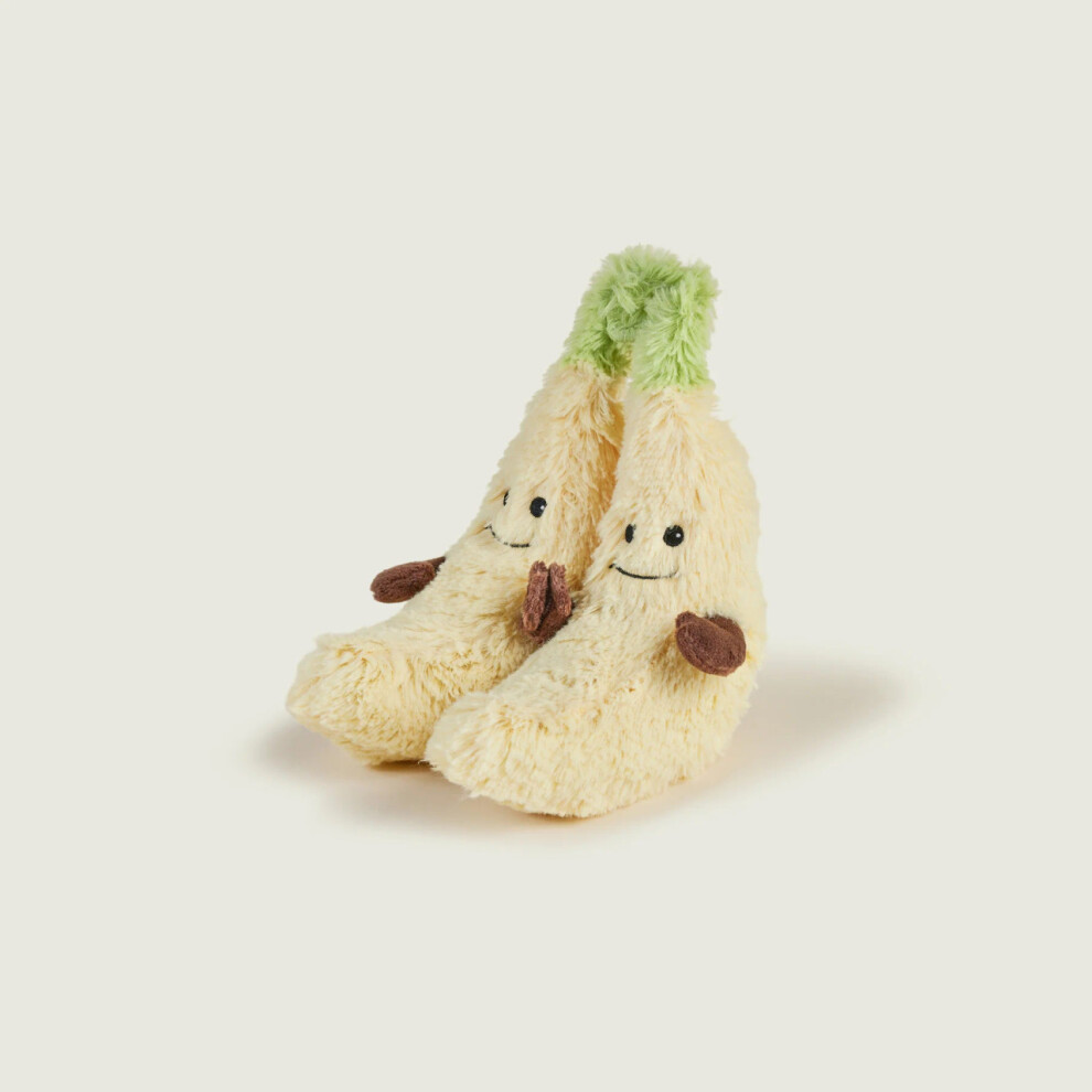 Warmies Yellow Microwaveable Warm Hugs Bananas In - Image 2