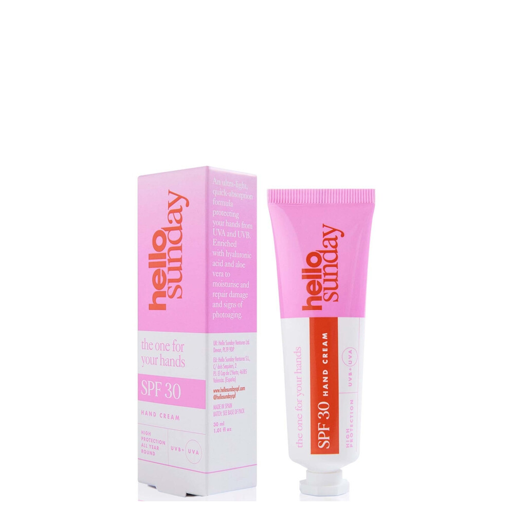 Hello Sunday The One For Your Hands Hand Spf30 30Ml Cream