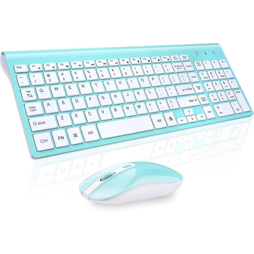 Wireless Keyboard Mouse Combo,  Compact Full Size Wireless