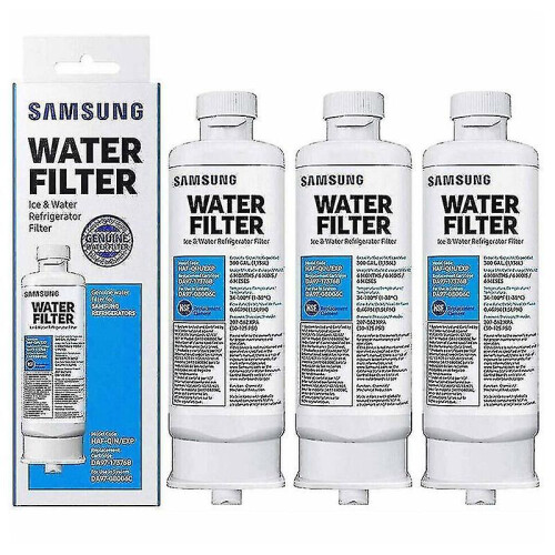 3-Pack Samsung DA97-17376B Refrigerator Water Filter – HAF-QIN DA97-08006C Compatible, Reduces 24 Contaminants