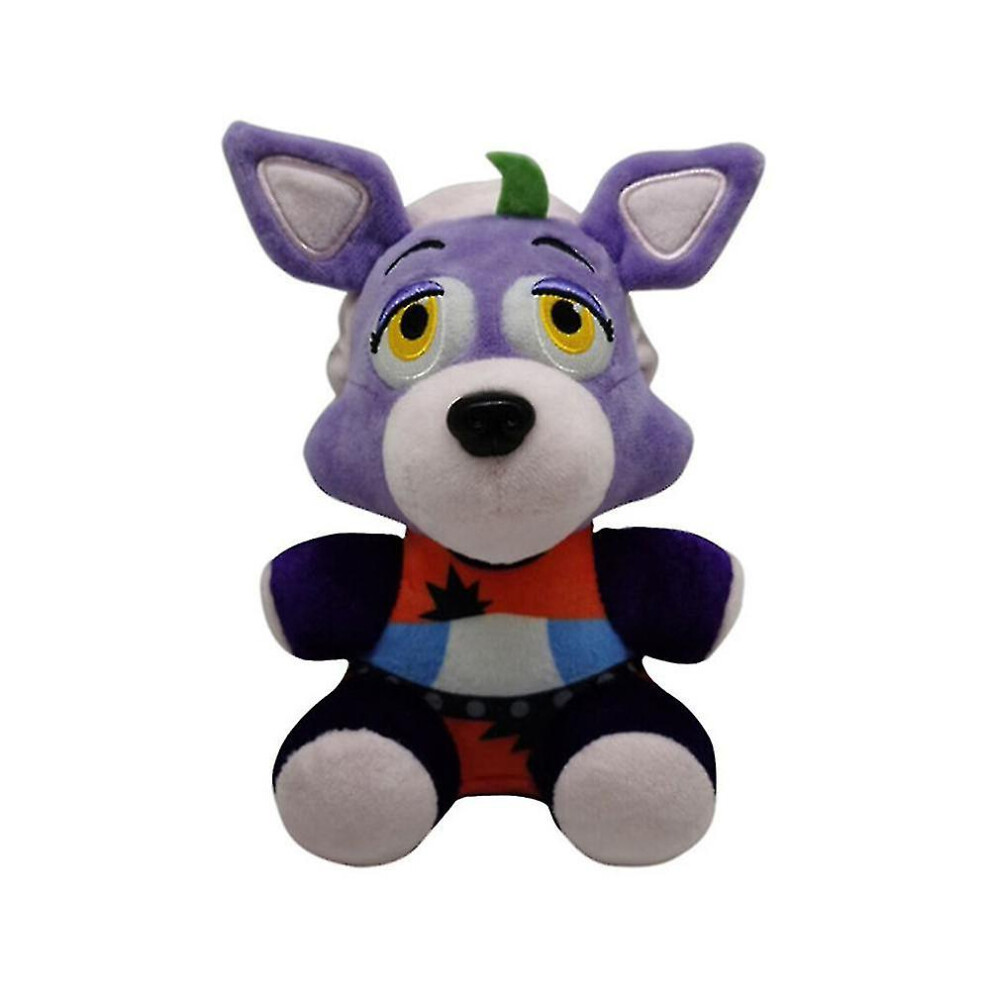 (Black) 18Cm Fnaf Plush Toys Kawaii Freddys Animal Foxy Bonnie Bear Ribbit Stuffed Plush Toys In Plush Birthday Gift For Kids High Quality Black