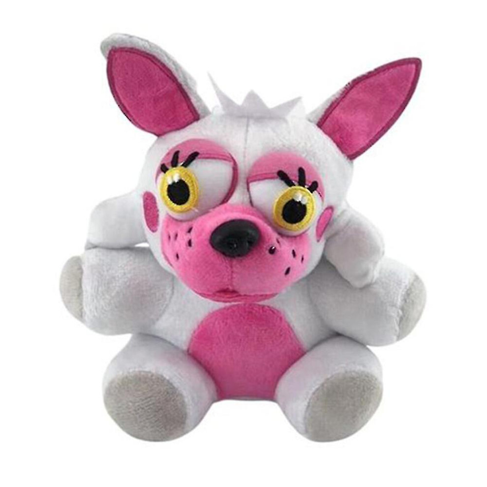 (AntiqueWhite) 18cm Fnaf Plush Toys Kawaii Freddys Animal Foxy Bonnie Bear Ribbit Stuffed Plush Toys In Plush Birthday Gift For Kids High Quality