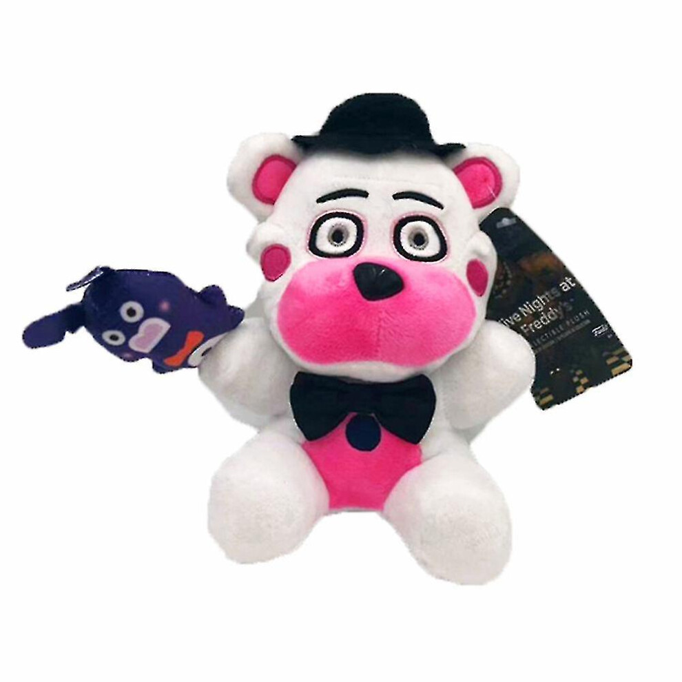 (Magenta) 18Cm Fnaf Plush Toys Kawaii Freddys Animal Foxy Bonnie Bear Ribbit Stuffed Plush Toys In Plush Birthday Gift For Kids High Quality Magenta