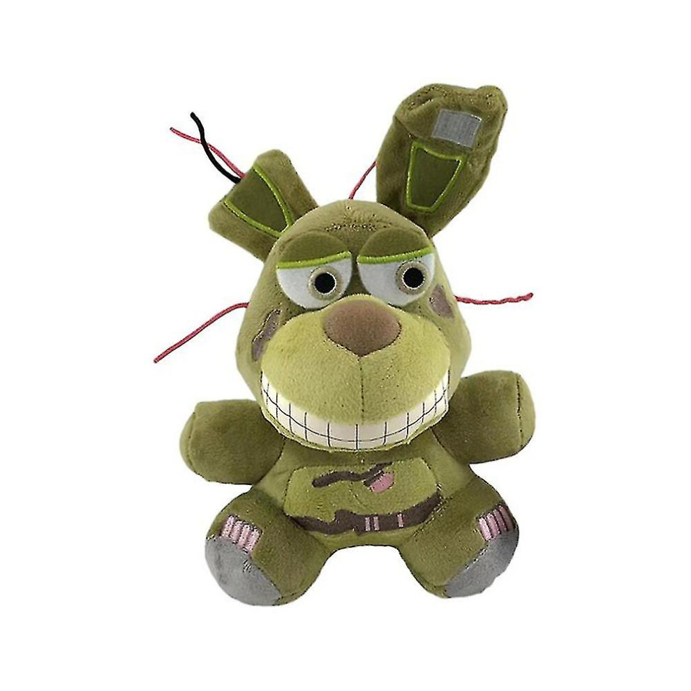 (DeepPink) 18cm Fnaf Plush Toys Kawaii Freddys Animal Foxy Bonnie Bear Ribbit Stuffed Plush Toys In Plush Birthday Gift For Kids High Quality