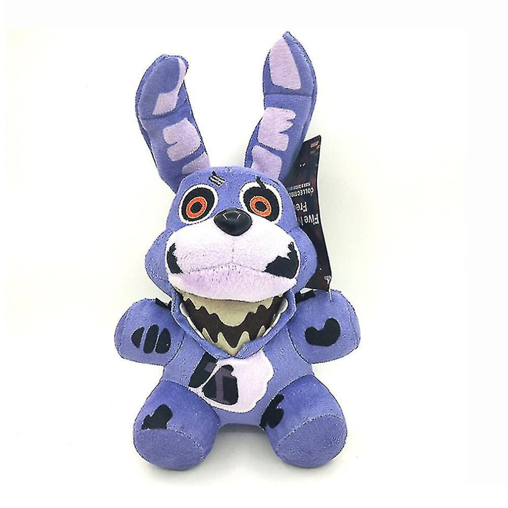 (LightPink) 18cm Fnaf Plush Toys Kawaii Freddys Animal Foxy Bonnie Bear Ribbit Stuffed Plush Toys In Plush Birthday Gift For Kids High Quality