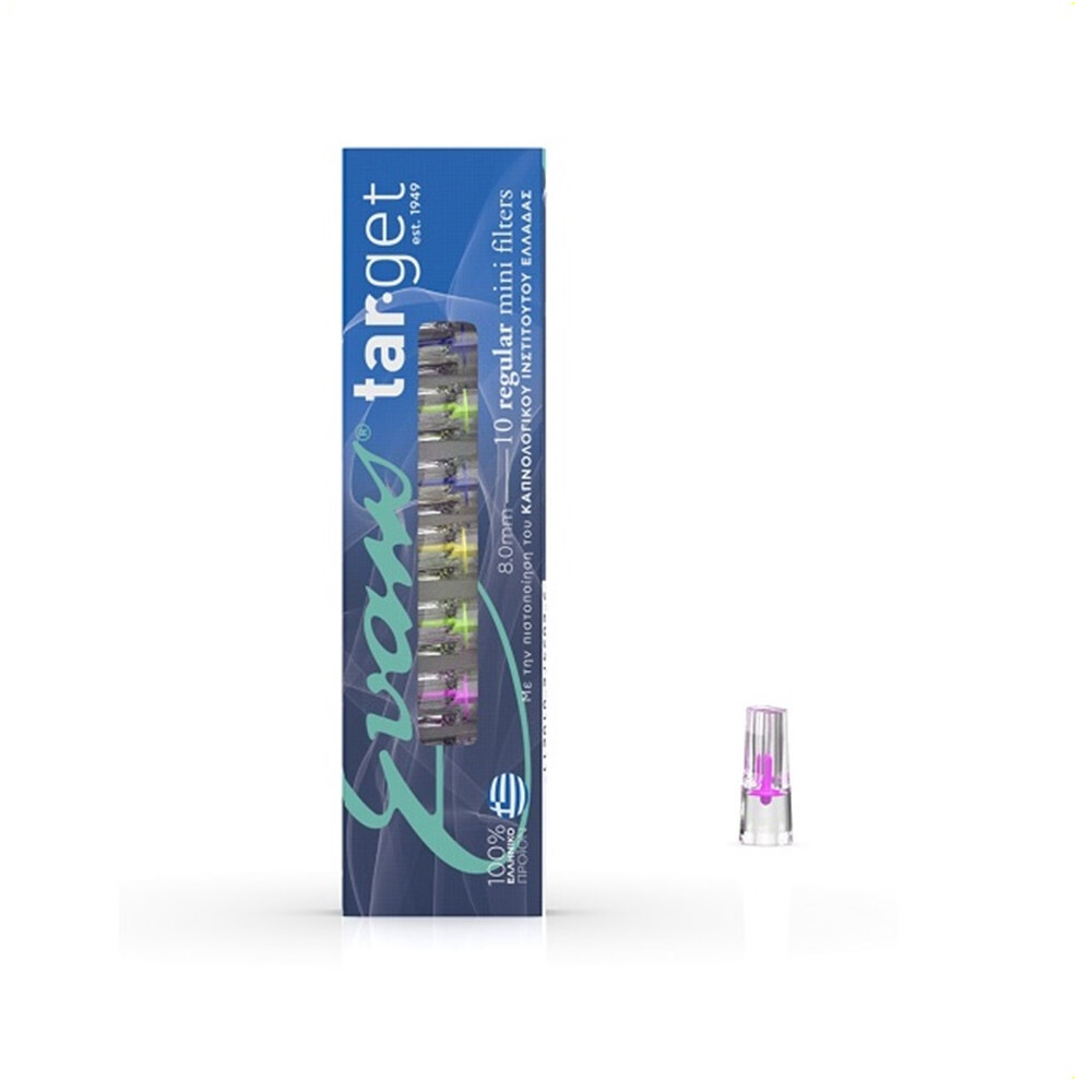 TarGet Evans Mini Filter for NORMAL Cigarettes 8mm - 10 x 10-Pack