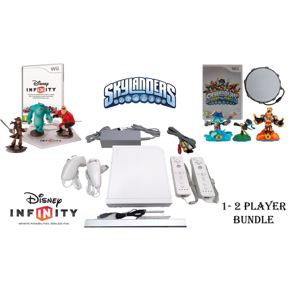 Nintendo Wii Console - Disney Infinity & Skylanders Starter Pack