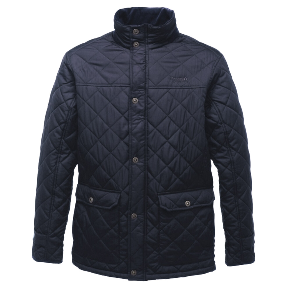 (XS, Navy) Regatta Mens Tyler Quilted Jacket