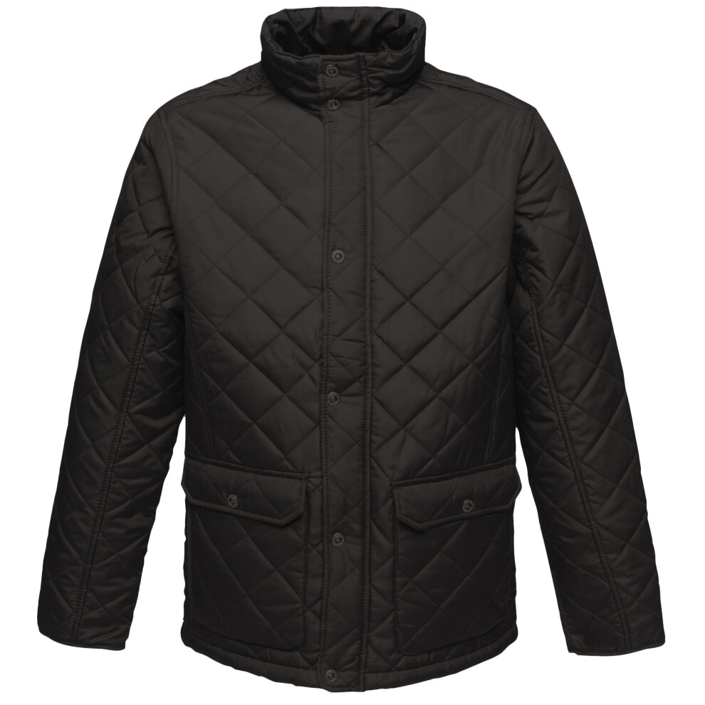 (XS, Black) Regatta Mens Tyler Quilted Jacket